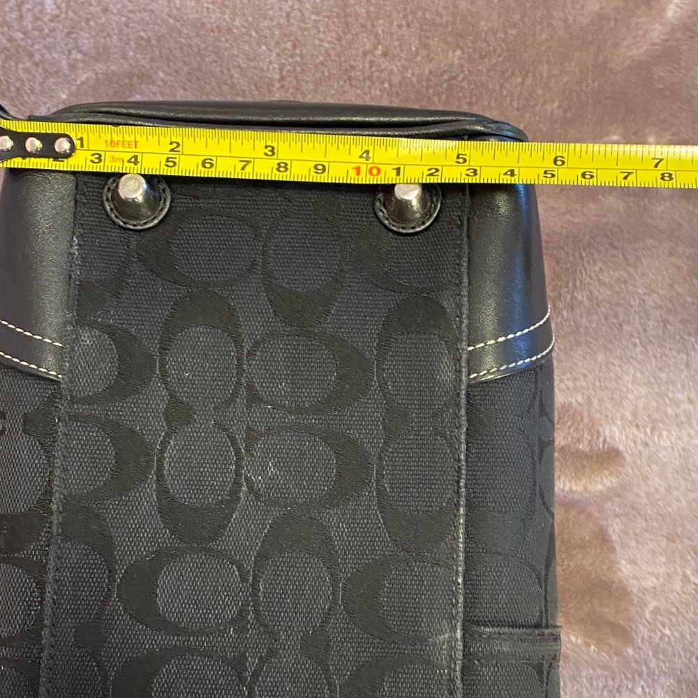 Coach Black Satchel - Picture 3 of 13